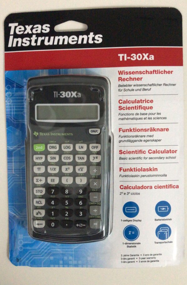 Texas Instruments TI30XA Bilimsel Hesap Makinesi Hacettepe Science